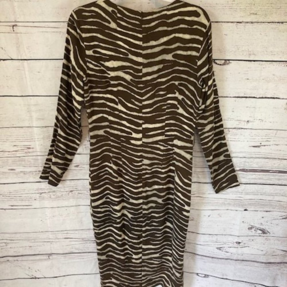 Michael Kors Italy Collection Animal Print Dress - Picture 8 of 14
